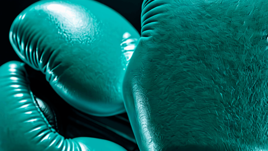 Teal Boxing Gloves-1