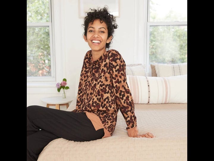 womens-leopard-print-beautifully-soft-fleece-lounge-tunic-sweatshirt-stars-above-brown-s-1