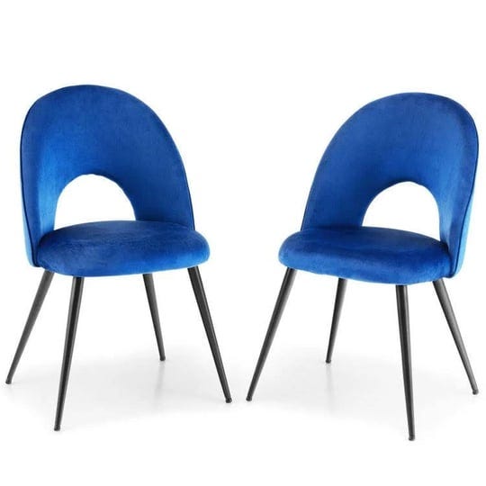 dining-chair-set-of-2-with-metal-base-and-adjustable-pads-blue-1