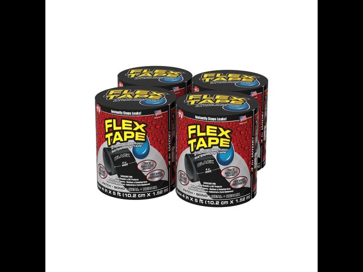 flex-tape-black-4-in-x-5-ft-strong-rubberized-waterproof-tape-4-piece-1