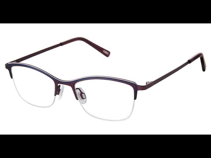 kliik-denmark-k-723-metal-ladies-eyeglasses-m207-eggplant-blue-rose-1
