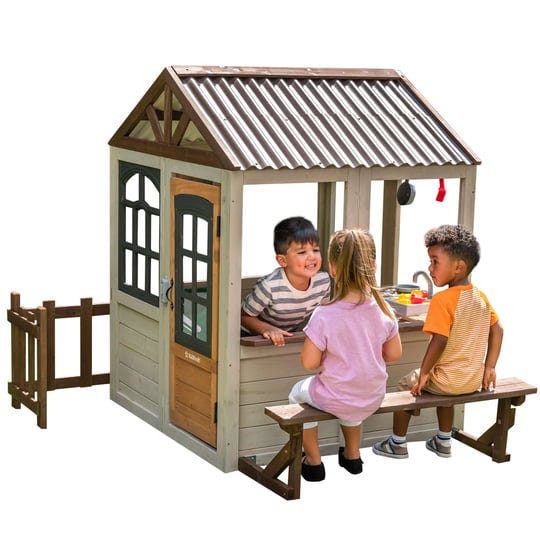 kidkraft-pioneer-cottage-wooden-outdoor-playhouse-with-doorbell-and-13-pieces-1
