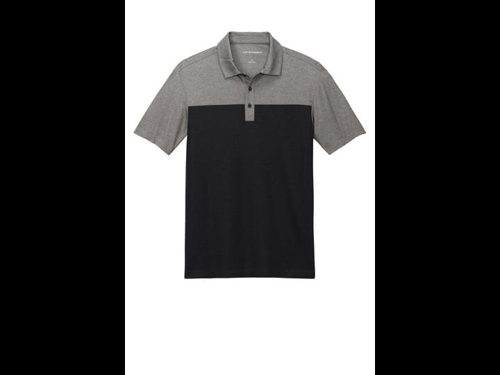 port-authority-k831-fine-pique-blend-blocked-polo-deep-black-charcoal-heather-1