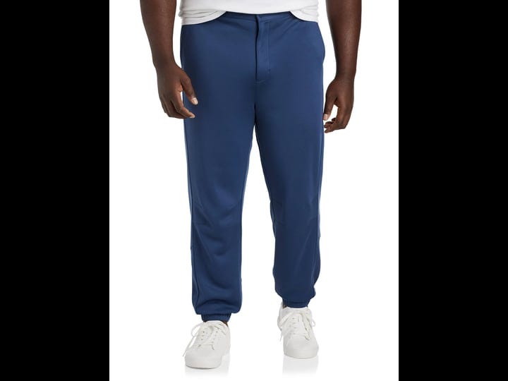 adidas-mens-big-tall-cold-ready-fleece-sweatpants-blue-1