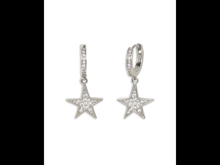 kate-spade-new-york-youre-a-star-huggie-hoop-drop-earrings-silver-1