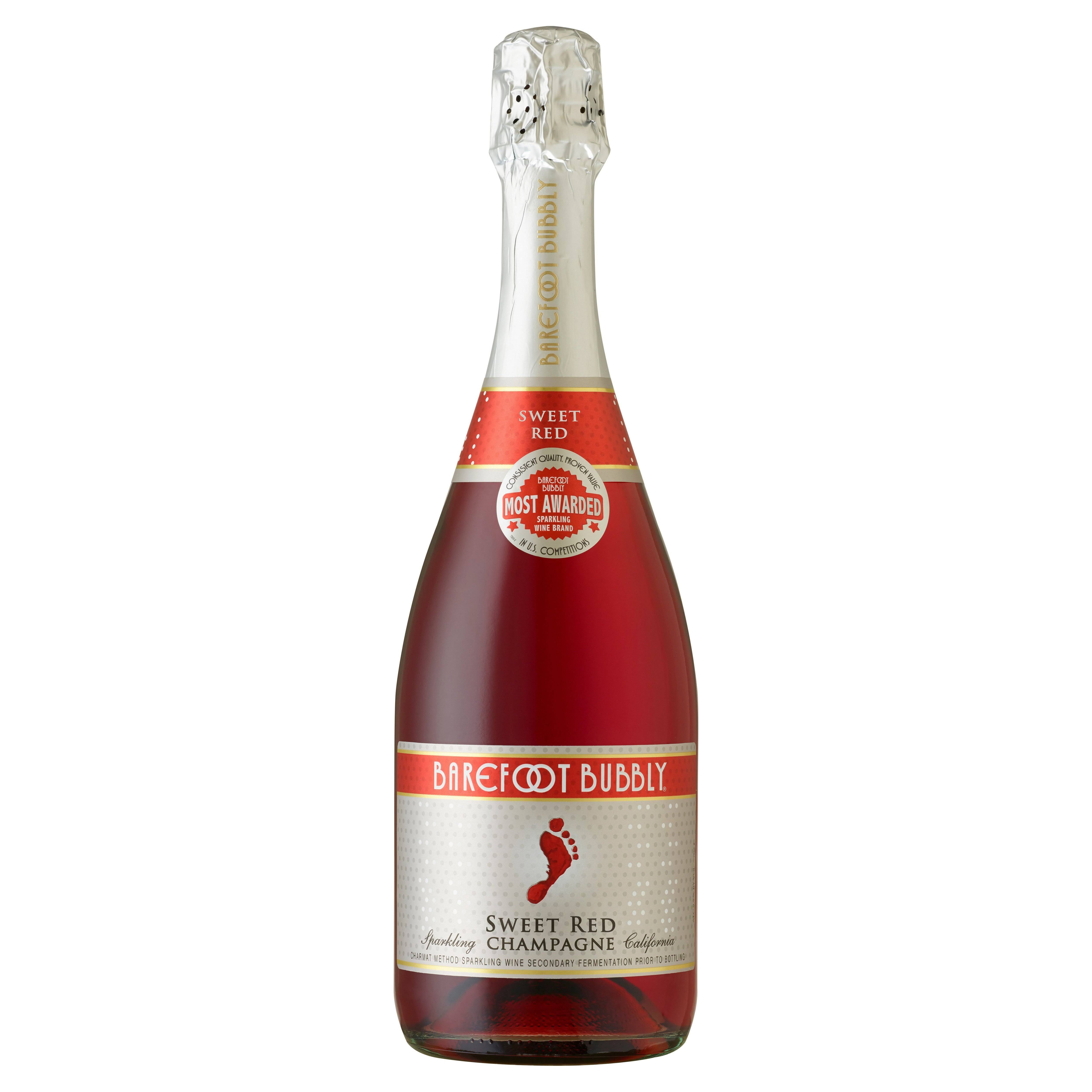 Barefoot Bubbly Red Moscato Sparkling Wine - 750 ml | Image