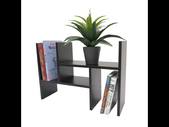 fixturedisplays-office-desktop-bookshelf-wood-display-shelf-desktop-organizer-storage-rack-10120