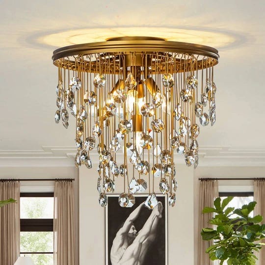 jacaden-5-light-20-contemporary-and-glam-antique-gold-flush-mount-with-rain-drop-crystal-shade-rosdo-1