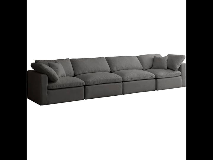 meridian-furniture-plush-grey-velvet-standard-cloud-modular-sofa-1