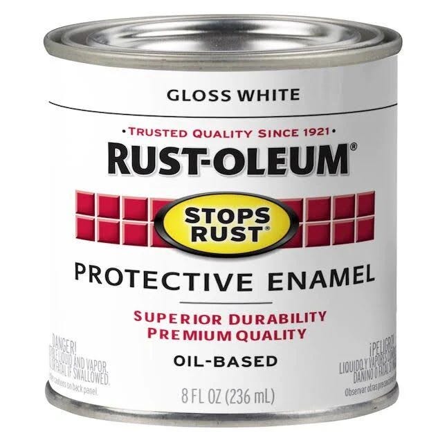 Rust-Oleum Indoor/Outdoor Gloss White Rust Prevention Paint | Image