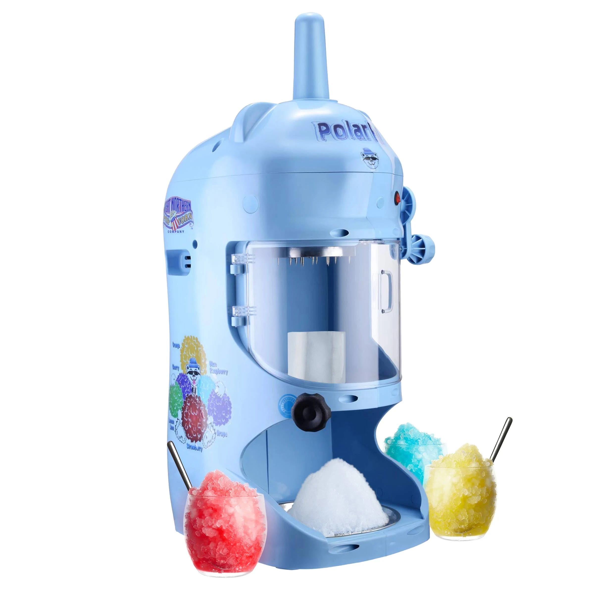 Blue 250W Snow Cone Machine for Nostalgic Frozen Treats | Image