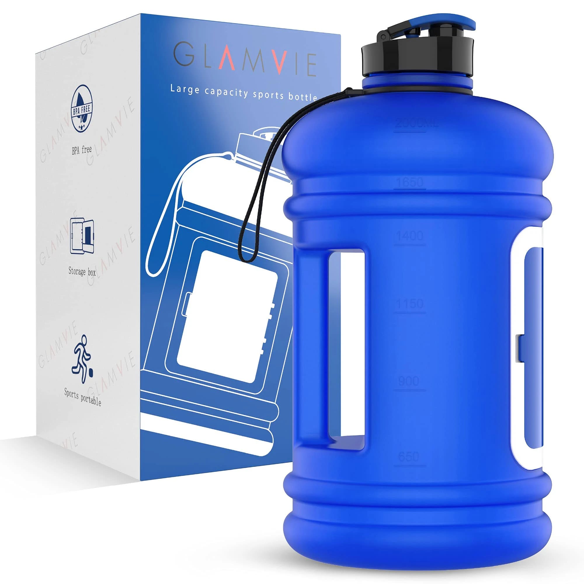 Glamvie's Compartmental Water Bottle for Sports & Fitness | Image