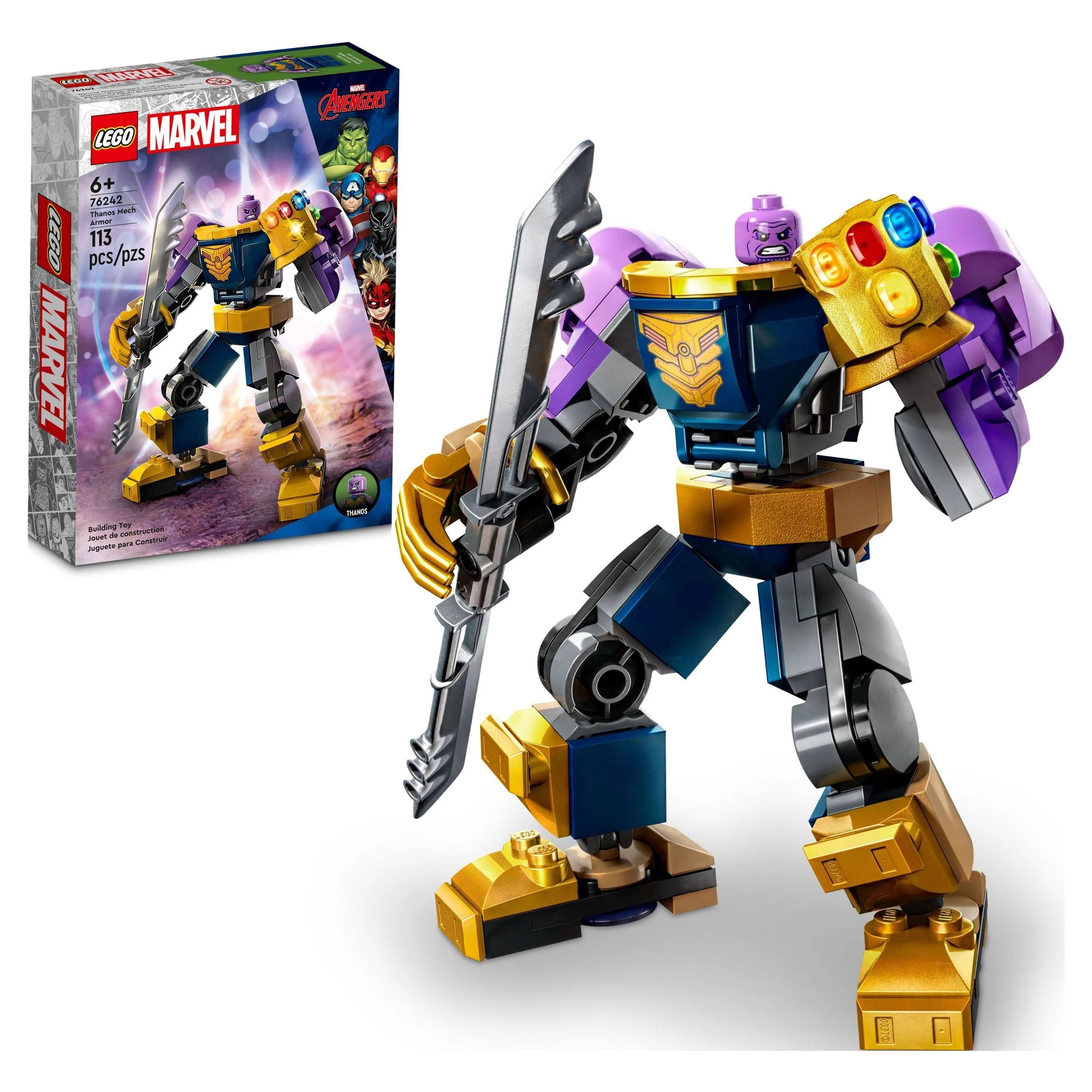 LEGO Marvel Thanos Mech Armor: Interactive Super Hero Action Figure Toy | Image