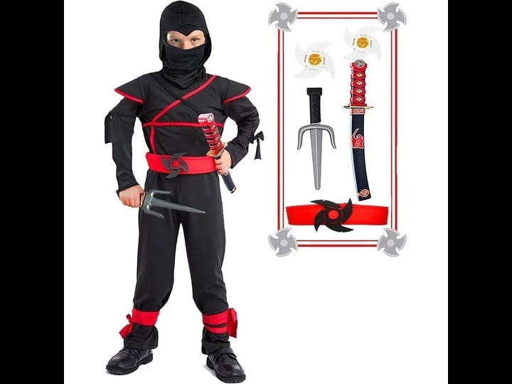satkull-kids-ninja-costume-halloween-costumes-for-boys-ninja-toys-with-ninja-foam-accessories-boys-d-1