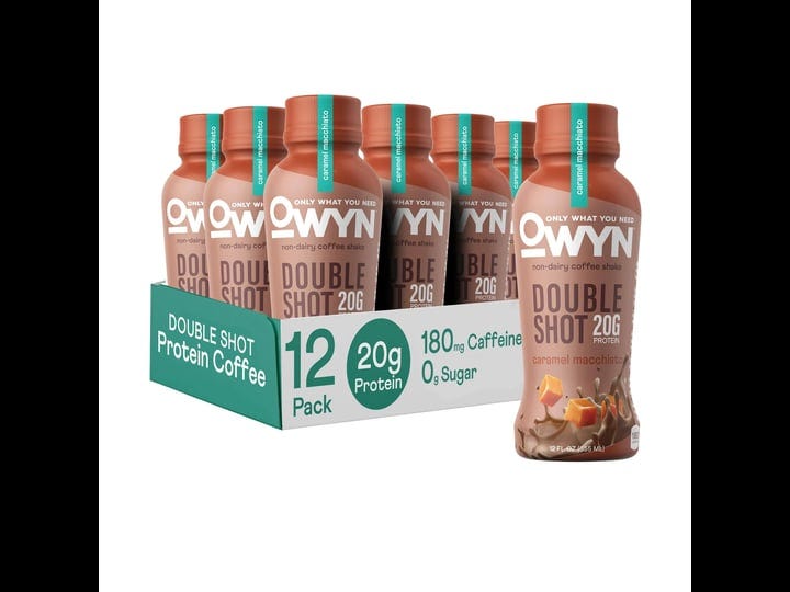 owyn-non-dairy-coffee-shake-20g-protein-double-shot-caramel-macchiato-12oz-pack-of-13