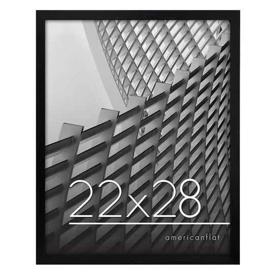 americanflat-22x28-poster-frame-in-black-with-polished-plexiglass-thin-border-22-x-28-inch-large-pic-1