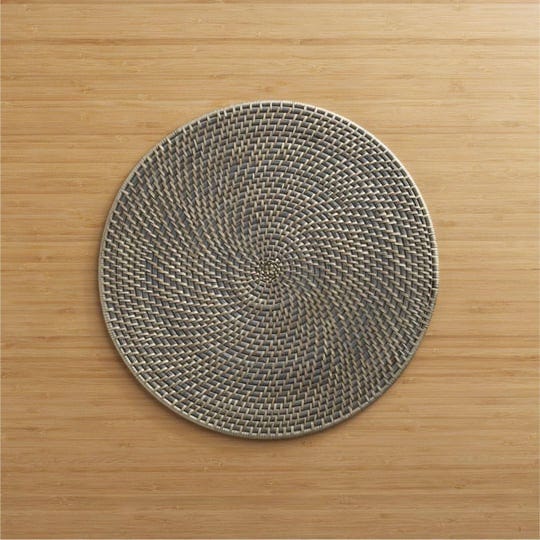 crate-and-barrel-artesia-rattan-round-placemat-grey-1
