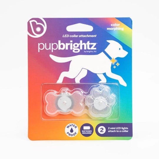 brightz-pupbrightz-dog-collar-led-light-charms-2-pack-light-up-paw-print-and-bone-attachments-led-li-1