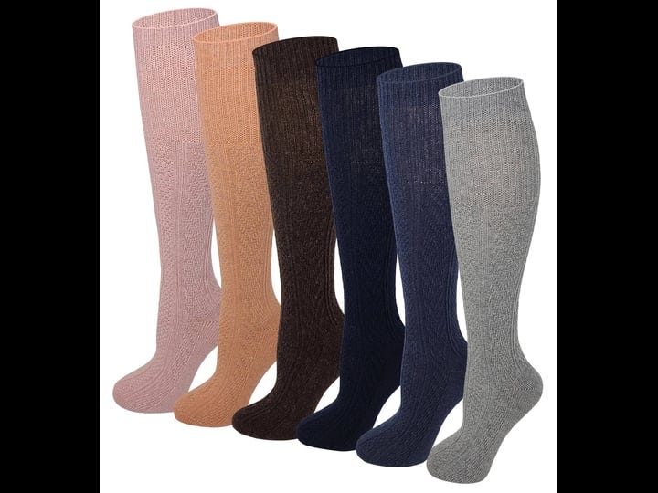 sumona-6-pairs-women-cable-knit-winter-wool-knee-high-boot-socks-1