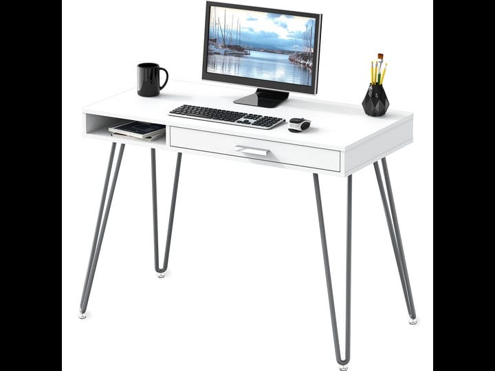 shw-home-office-computer-hairpin-leg-desk-with-drawer-white-1