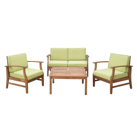 mavis-outdoor-4-seat-acacia-wood-chat-set-with-cushions-green-teak-1