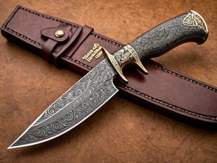 Damascus-Bowie-Knife-4