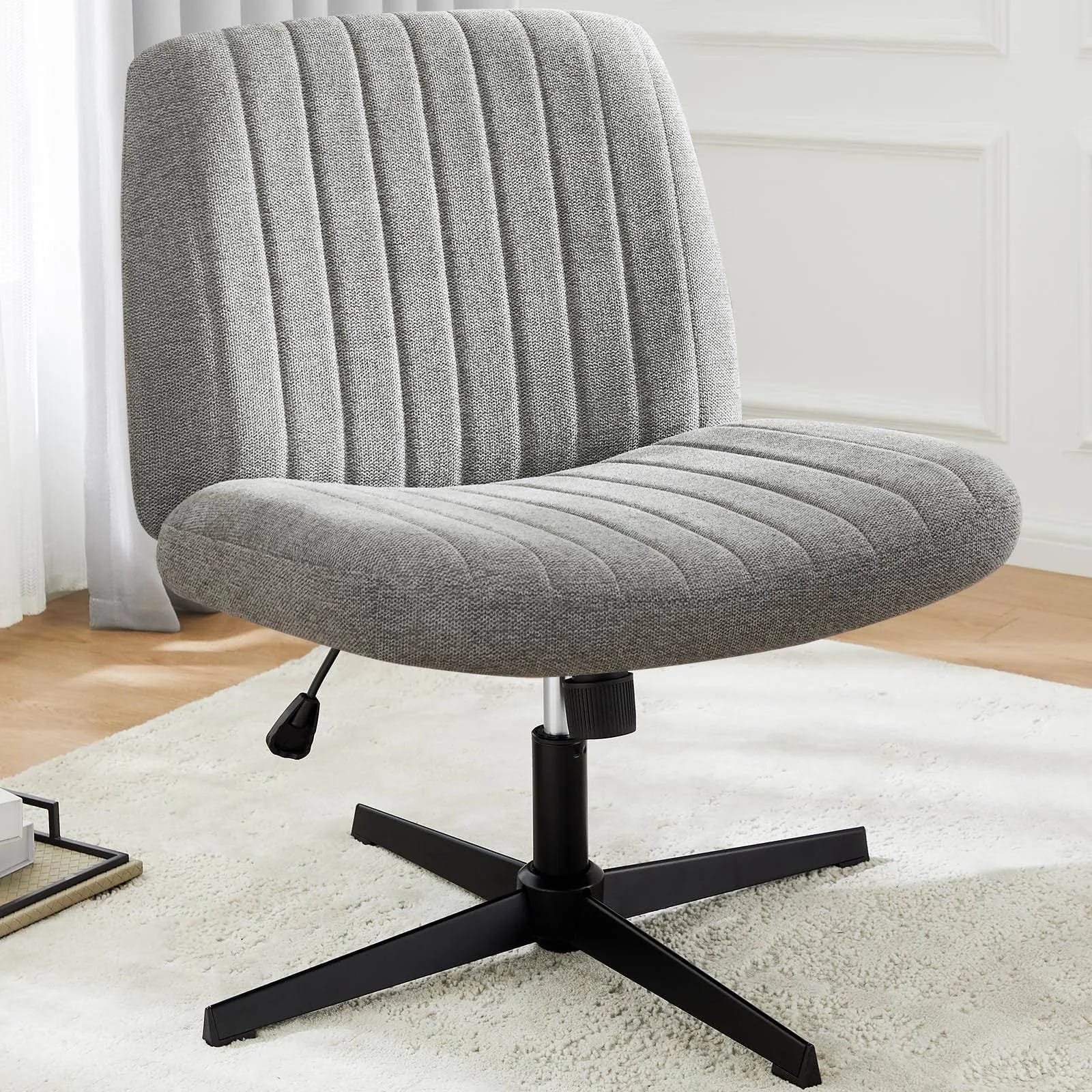 No-Wheels Swivel Office Chair for Comfort and Ease | Image