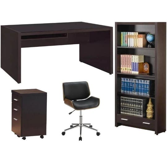 home-square-4-piece-set-with-bookcase-office-chair-mobile-file-cabinet-and-desk-2416943-pkg-1