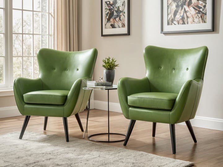 Faux-Leather-Green-Accent-Chairs-4