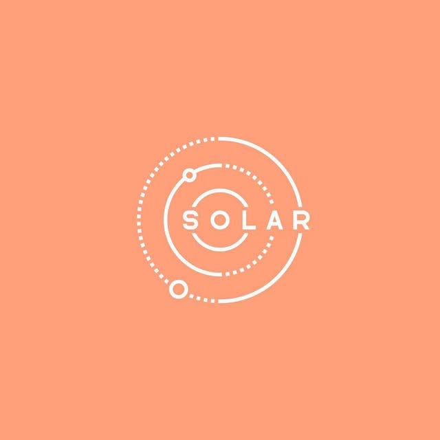Clever Typographic Logos - Solar