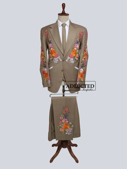 men-beige-western-2-piece-suit-custom-made-cotton-pantsuit-notch-lapel-single-breasted-flora-fauna-e-1