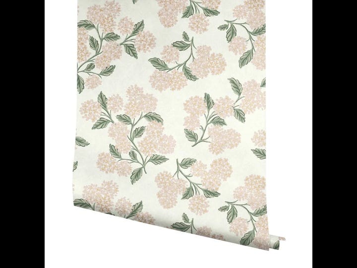 rifle-paper-co-second-edition-hydrangea-wallpaper-beige-pink-1