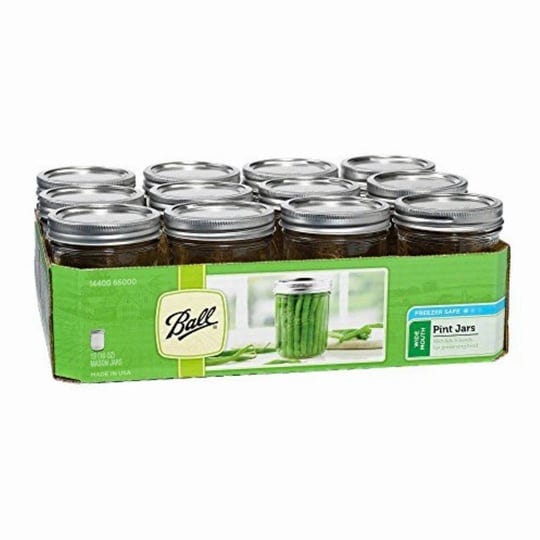 ball-wide-mouth-pint-16-ounce-glass-mason-jar-with-lids-and-bands-12-count-1