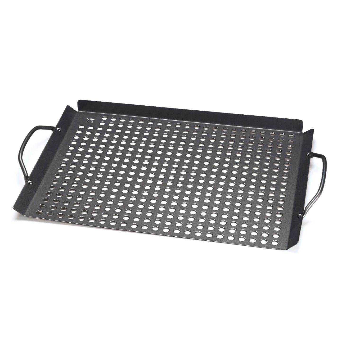 Premium Non-Stick Perforated Grill Grid for Delicate Foods | Image