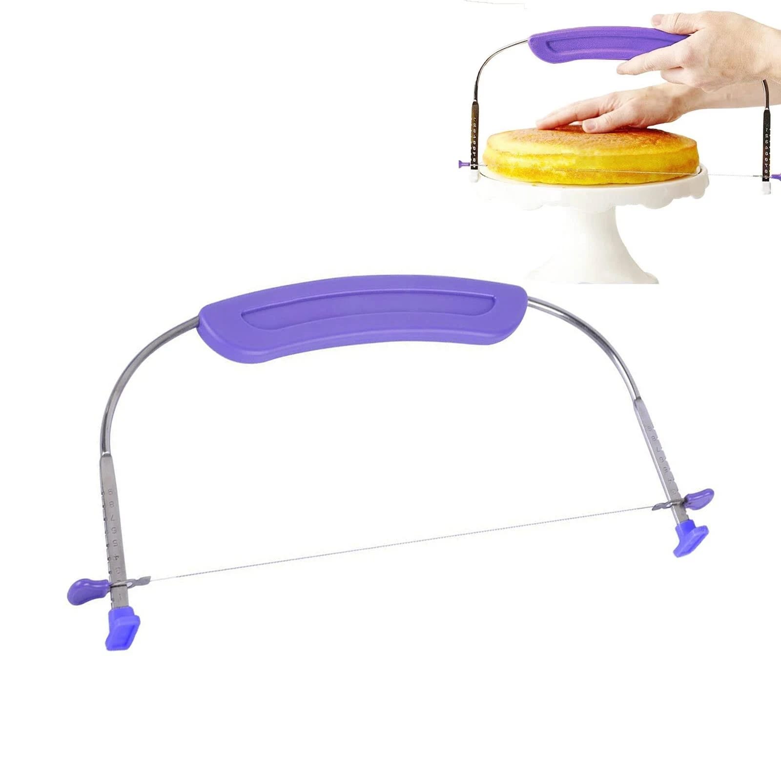 Premium Stainless Steel Cake Leveler and Slicer | Image