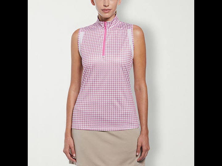 pga-tour-womens-geometric-print-mock-neck-sleeveless-golf-top-pink-1