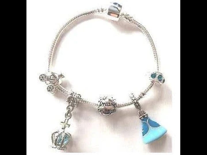 blue-fairytale-princess-silver-plated-charm-bracelet-for-girls-by-liberty-charms-17cm-silver-1