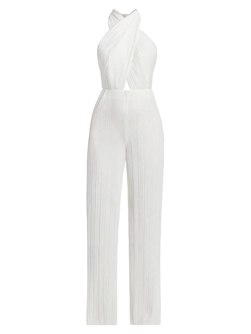 Sexy Crisscross Halterneck Jumpsuit | Image