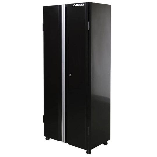 husky-ready-to-assemble-24-gauge-steel-freestanding-garage-cabinet-in-black-30-in-w-x-72-in-h-x-18-i-1