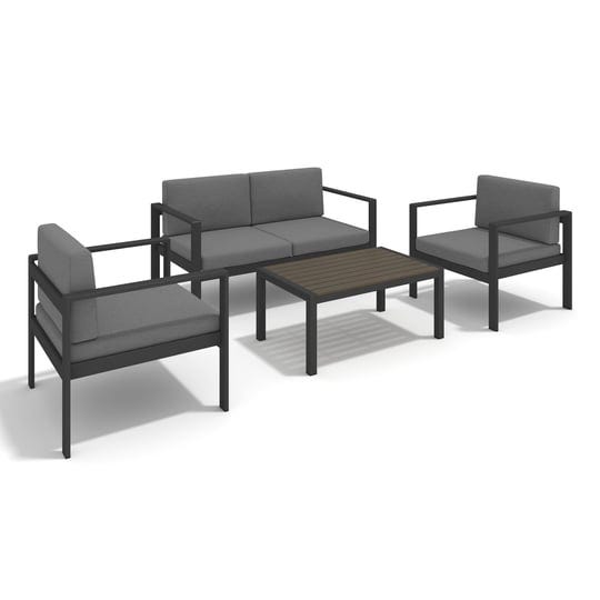 modern-aluminum-rust-proof-4-piece-sofa-set-black-1