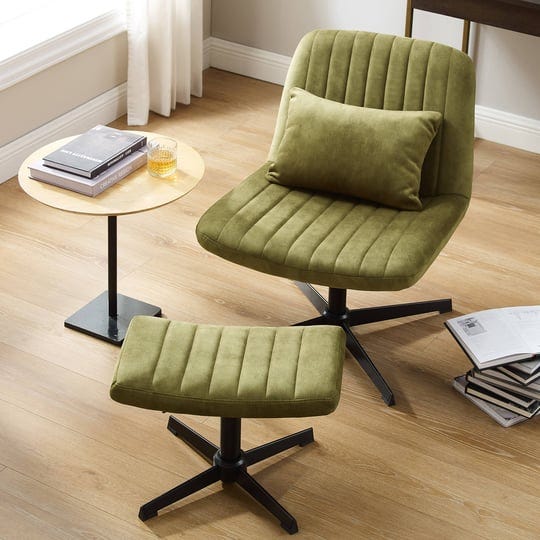 art-leon-swivel-and-adjustable-accent-chair-with-ottoman-fabric-green-1