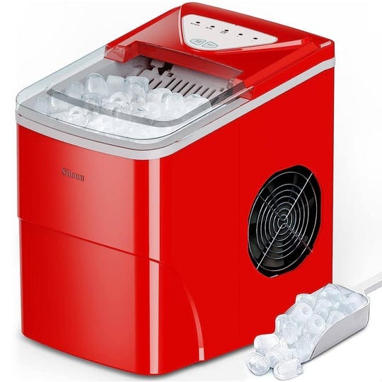 silonn-slim01r-countertop-ice-maker-machine-26lbs-24hrs-self-cleaning-red-1