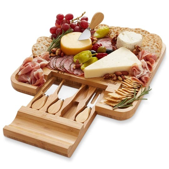 casafield-bamboo-cheese-cutting-board-knife-gift-set-wooden-charcuterie-meat-serving-tray-1