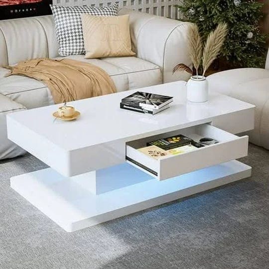 ikifly-modern-led-coffee-table-with-drawer-white-high-glossy-rectangle-coffee-end-table-with-16-colo-1