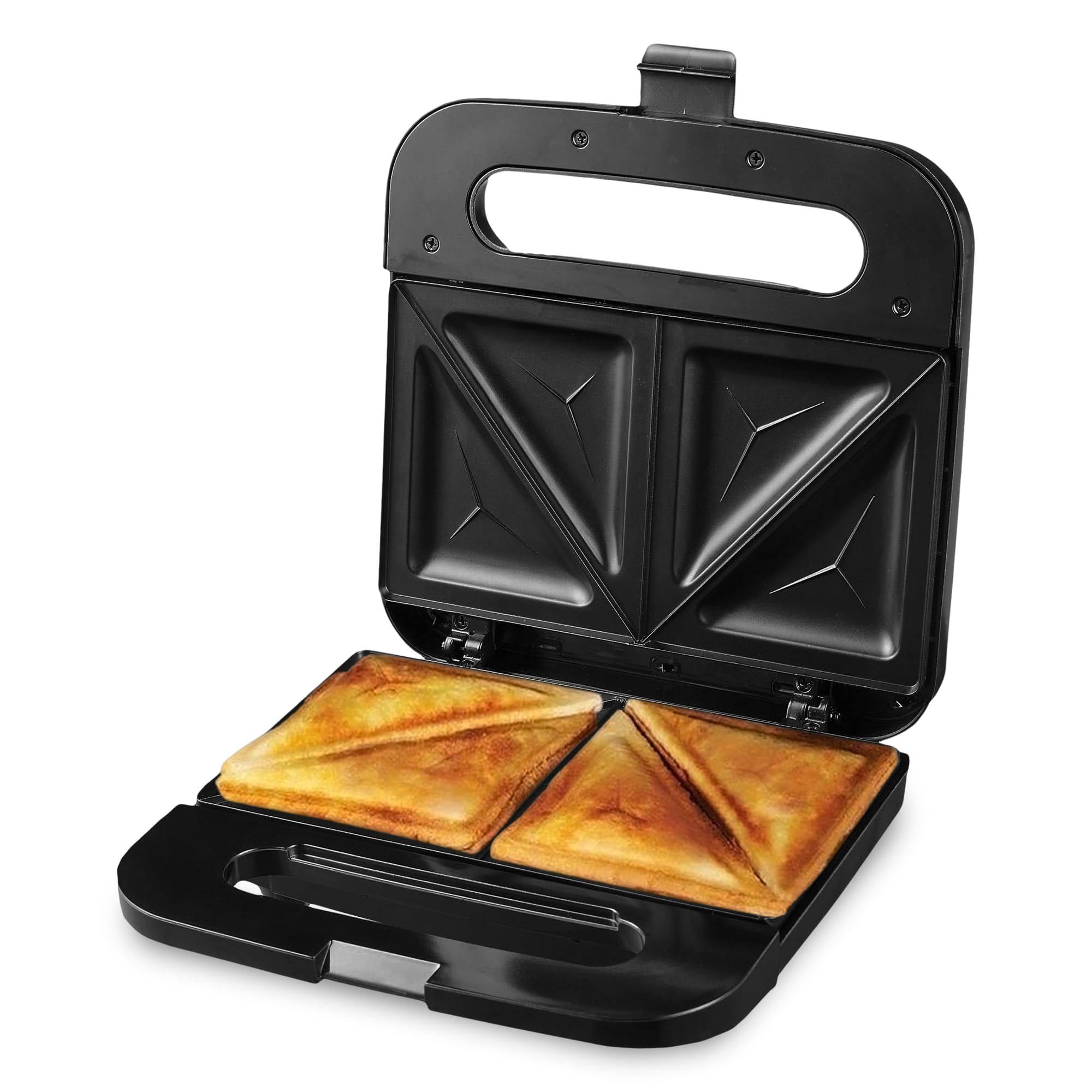 Ovente Non-Stick Electric Grill Sandwich Maker: Versatile and Easy to Clean | Image