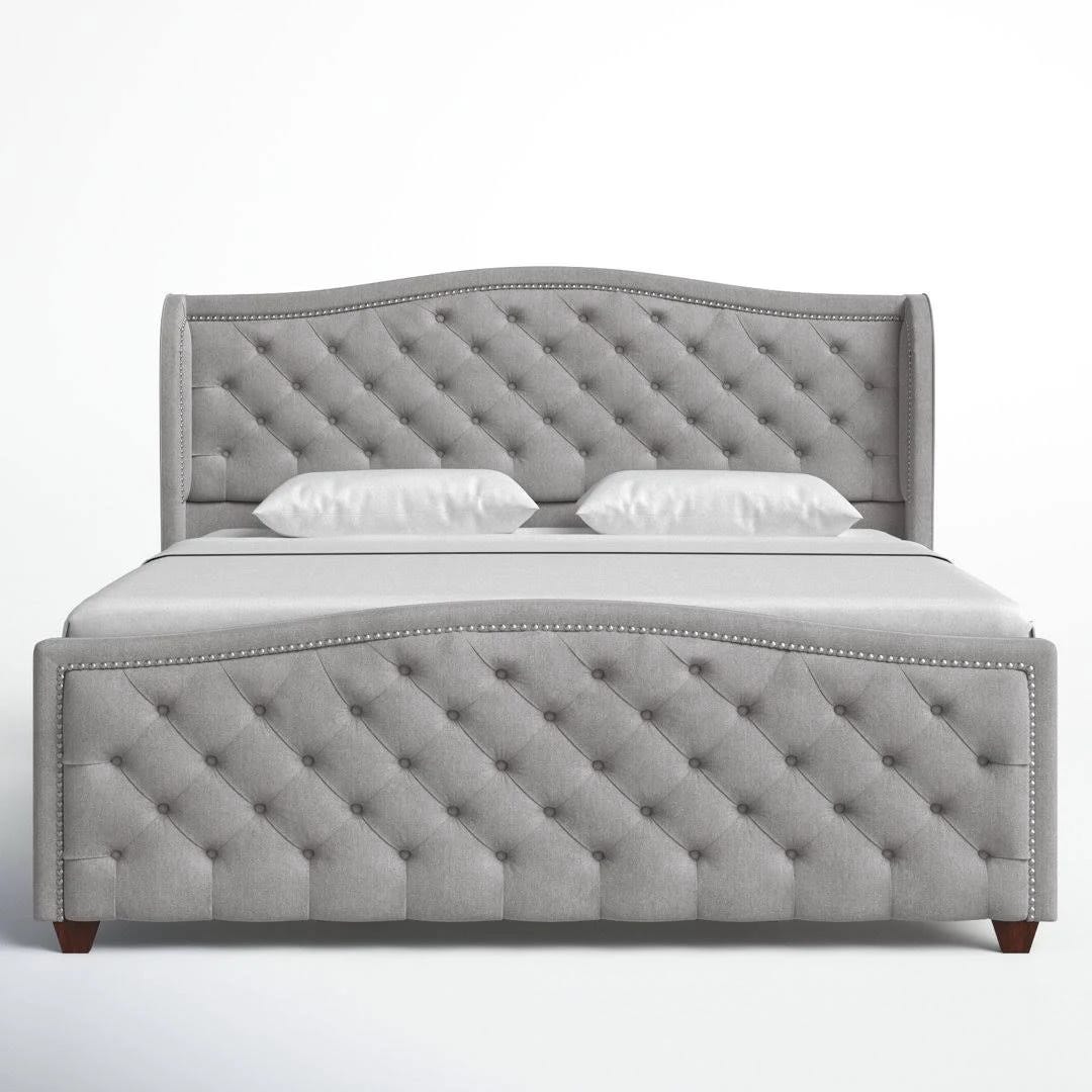 Classic Wingback Cloud Bed Frame | Image
