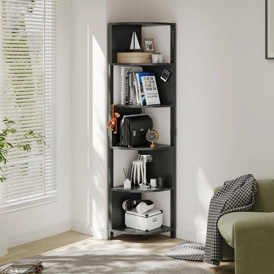 5-tier-corner-bookshelf-with-open-storage-black-1