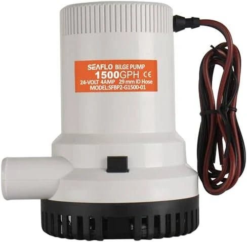 12V High-Capacity Bilge Pump with 1500 GPH Flow Rate | Image