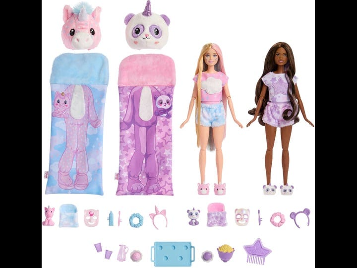 barbie-cutie-reveal-cozy-cute-tees-slumber-party-gift-set-with-dolls-1