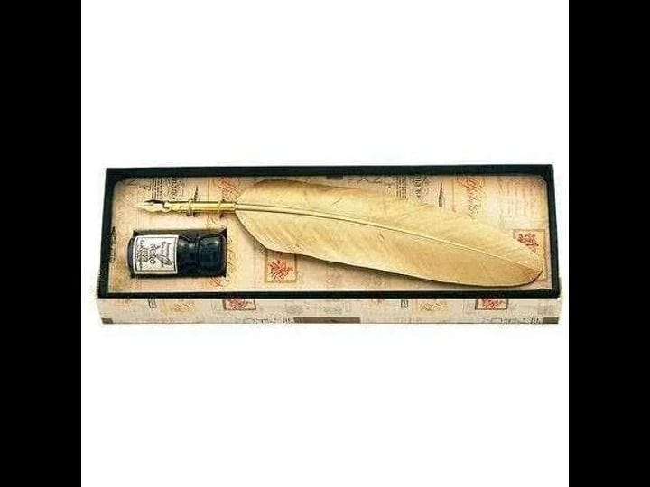 coles-calligraphy-small-feather-quill-and-ink-set-gold-1